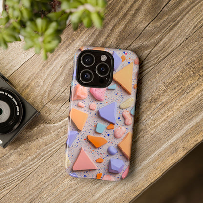 Playful Pastel Terrazzo Phone Case for iPhone, google Pixel & Samsung