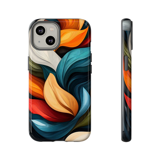 Floral Flow Abstract Phone Case – Nature-Inspired Design for iPhone, Google Pixel & Samsung