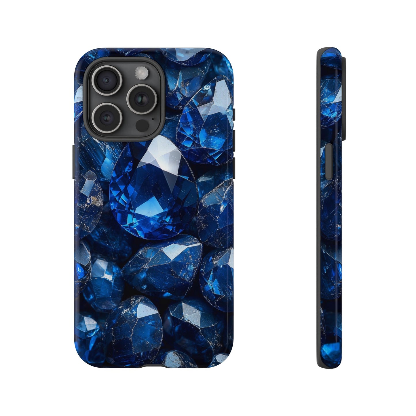 Blue Crystal Aesthetic Phone Case for iPhone, Google Pixel, Samsung