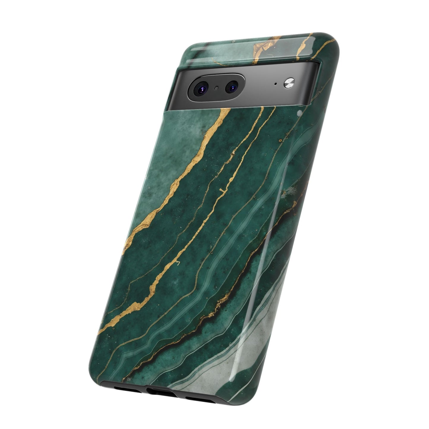 Jade Green Marble Case Design