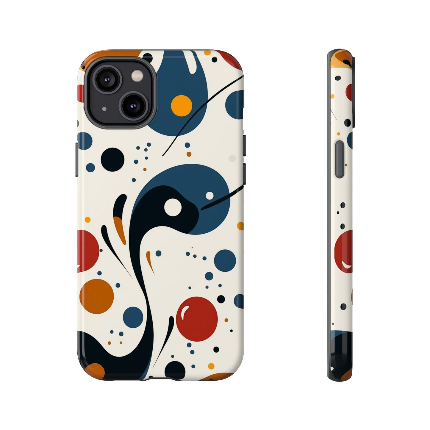 Retro Pop Dots Case – Abstract Minimal Vibes for iPhone, Google Pixel & Samsung