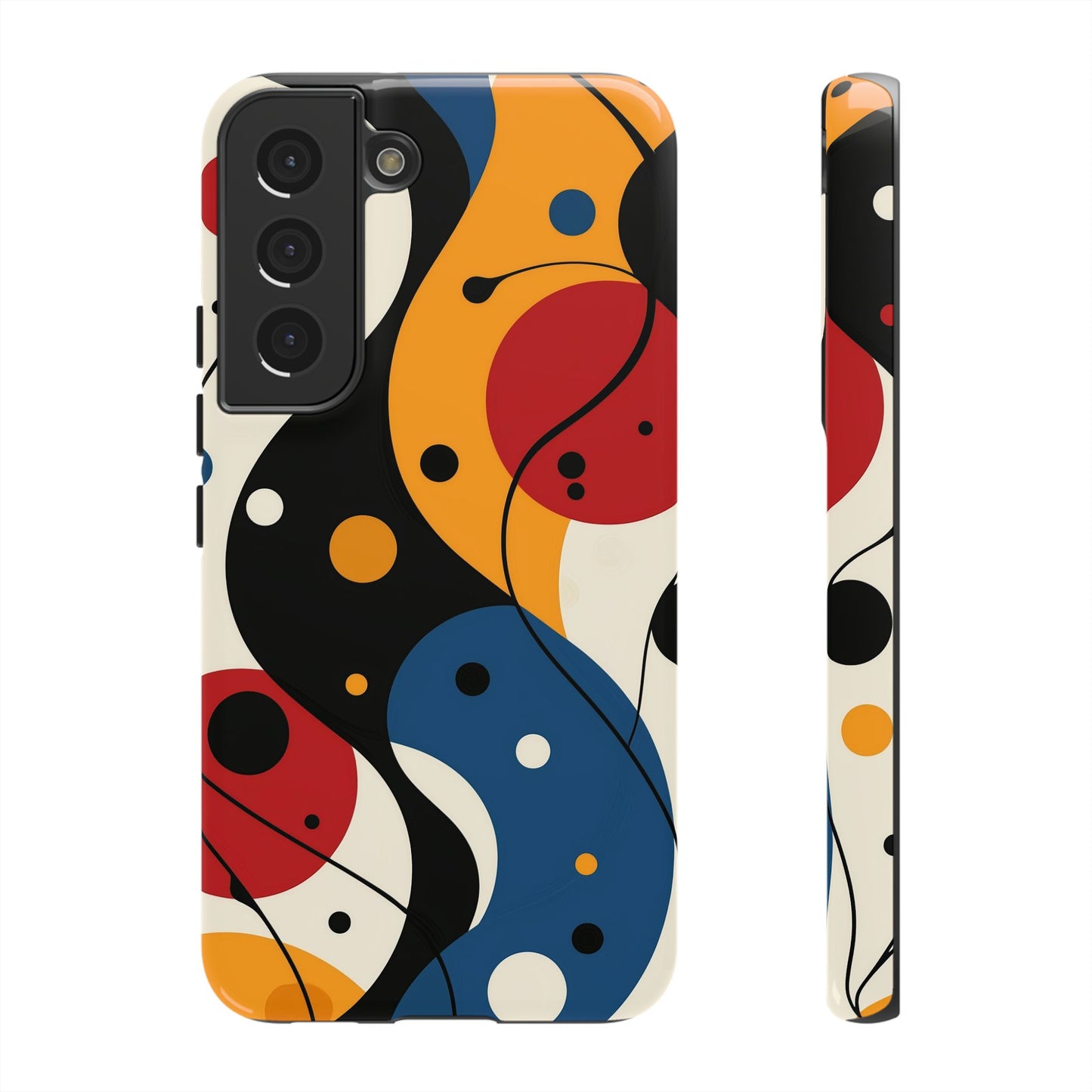 Bauhaus Style Terrazzo Phone Case – iPhone, Google Pixel, Samsung