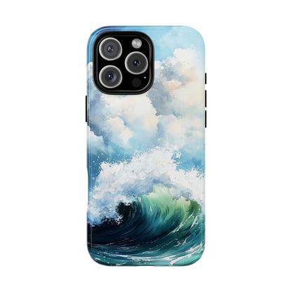Pastel Wave Dream Watercolor Phone Case for iPhone, google Pixel & Samsung