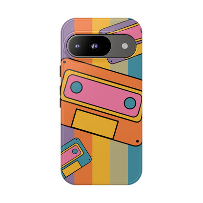 Retro Cassette Tape Phone Case – Vintage 90s Aesthetic for iPhone, Samsung & Google Pixel