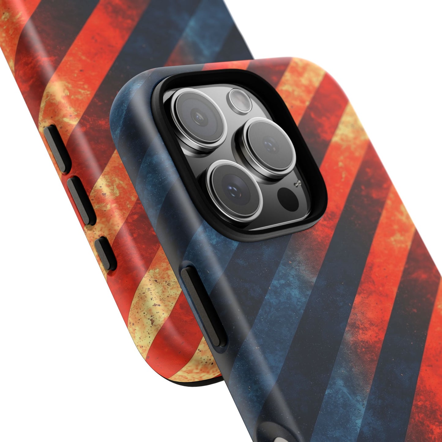 Molten Stripes – Grunge Gradient Abstract Phone Case for iPhone, Samsung & Pixel