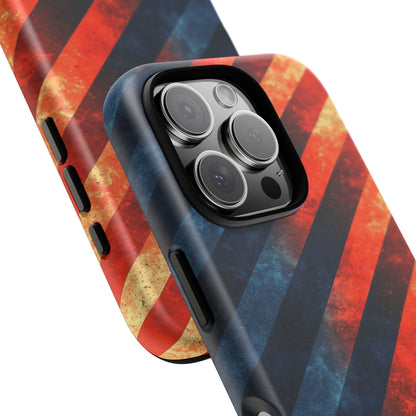 Molten Stripes – Grunge Gradient Abstract Phone Case for iPhone, Samsung & Pixel