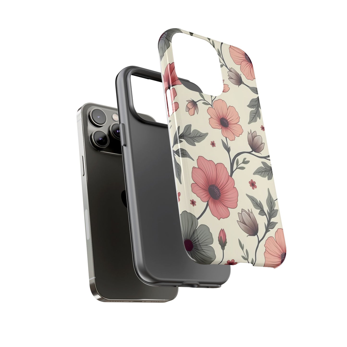 Floral Iphone Case, Botanical Pattern Design