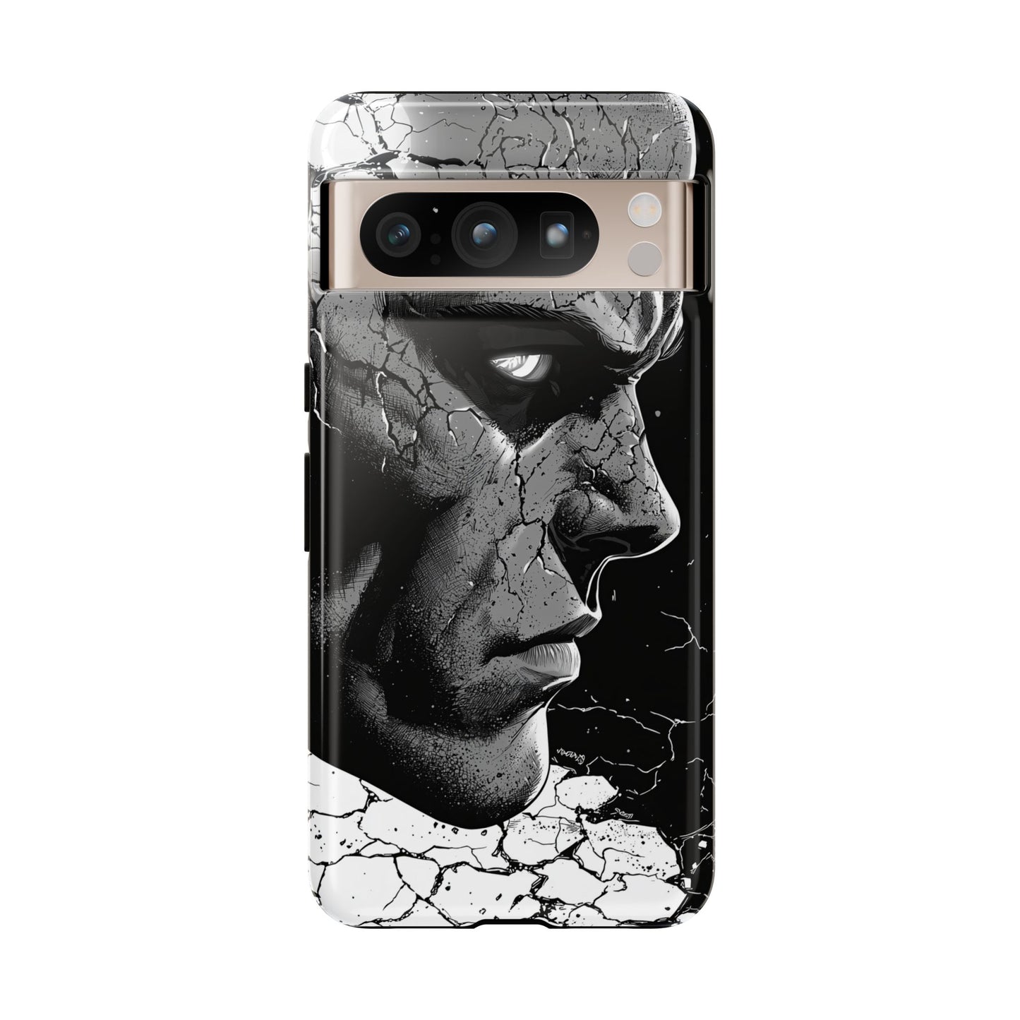 Shattered Reflections of a Symbiotic Soul: The Rise of a Dark Anti-Hero Phone Case for iPhone, Samsung & Pixel
