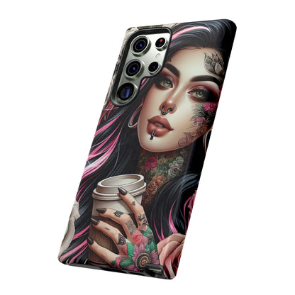 Gothic Rose Coffee Queen Mobile Case