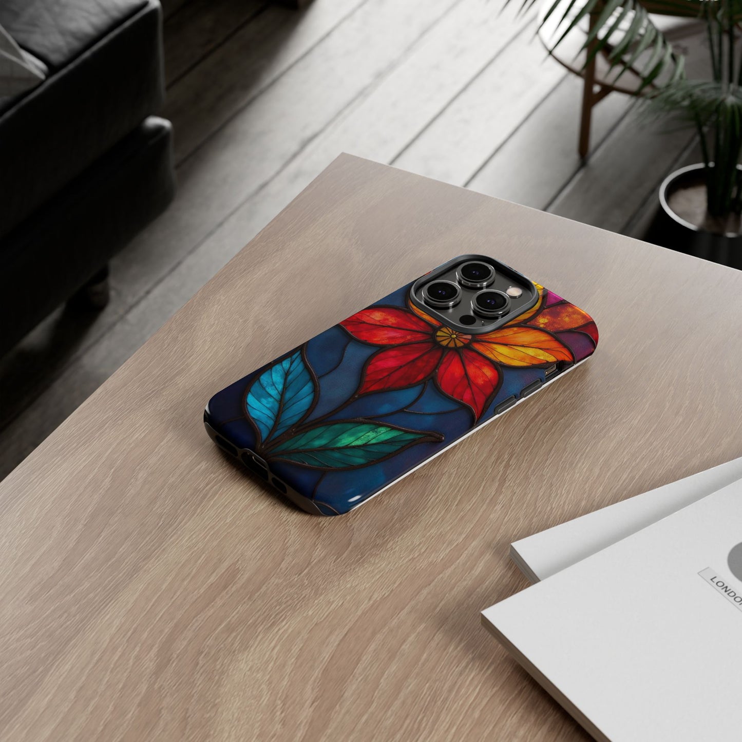 Radiant Blossom: Red and Orange Floral Elegance