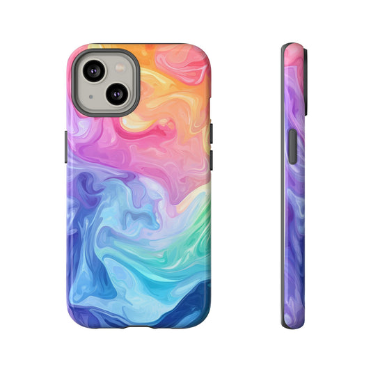 Prism Swirl Watercolor Phone Case for iPhone, google Pixel & Samsung