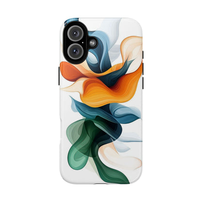 Verdant Flow – Modern Abstract Phone Case for iPhone, Samsung & Pixel