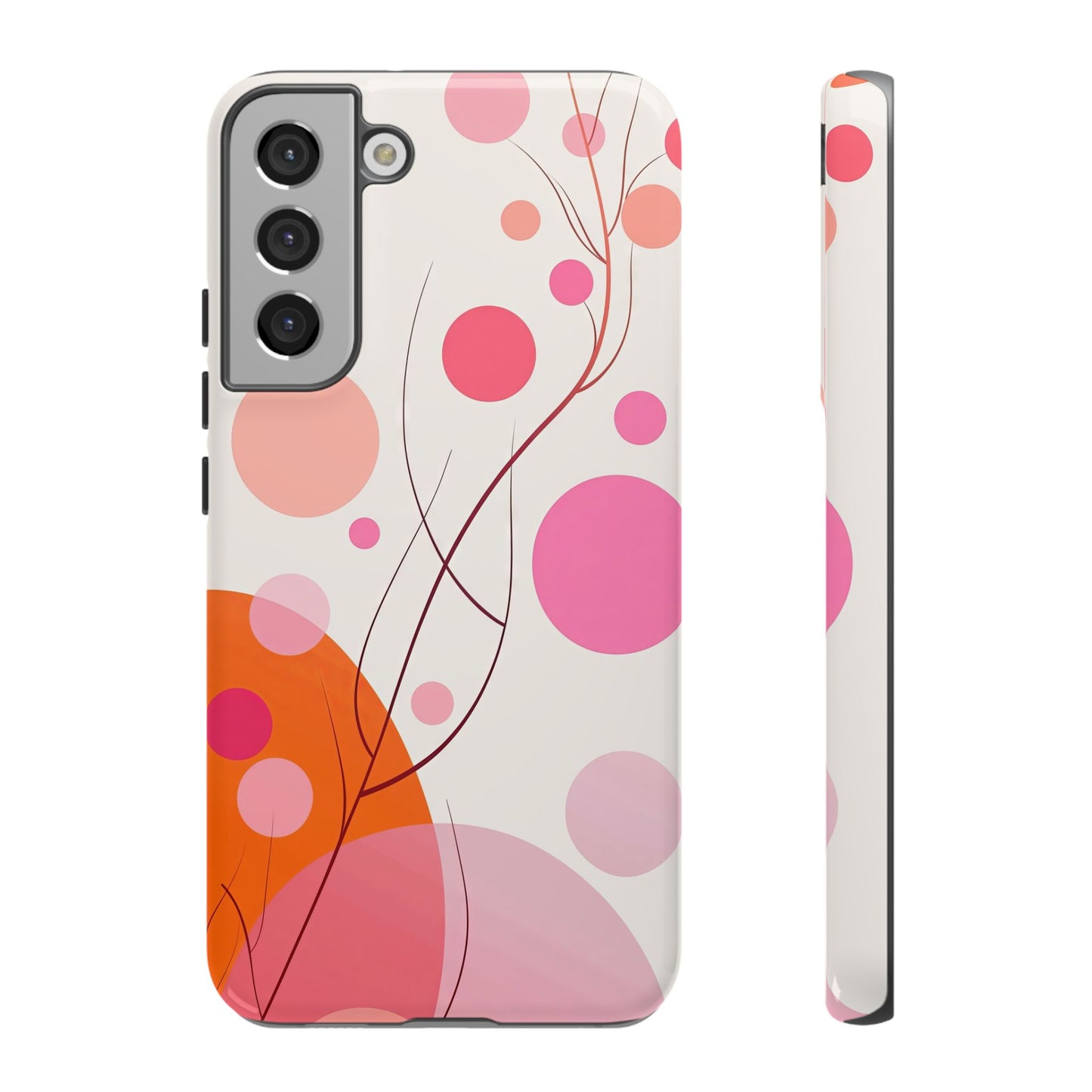 Blush Bloom – Abstract Floral Phone Case for iPhone, Samsung & Pixel