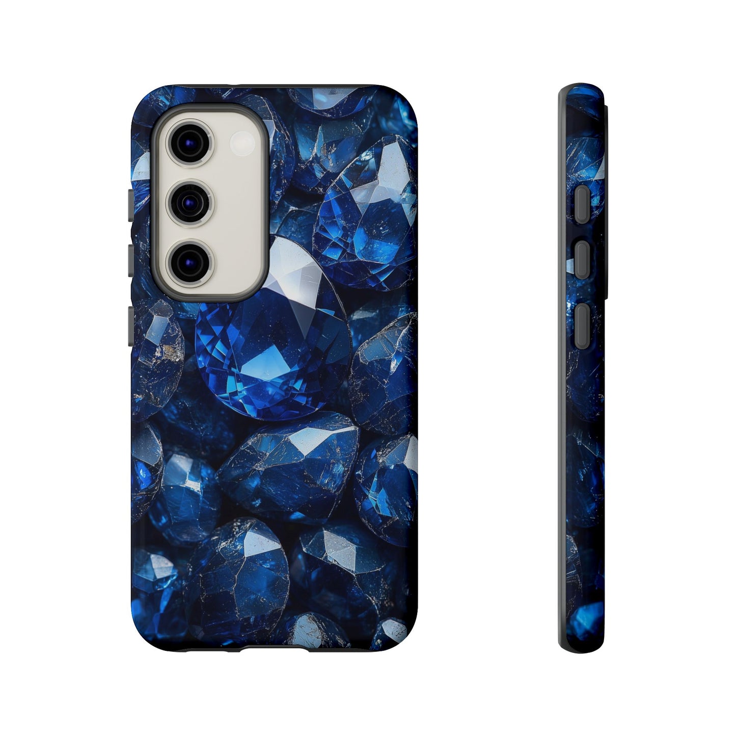 Blue Crystal Aesthetic Phone Case for iPhone, Google Pixel, Samsung