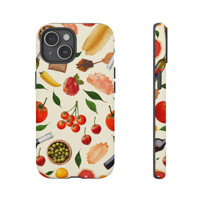 Fresh Fruits & Veggies Pattern Phone Case