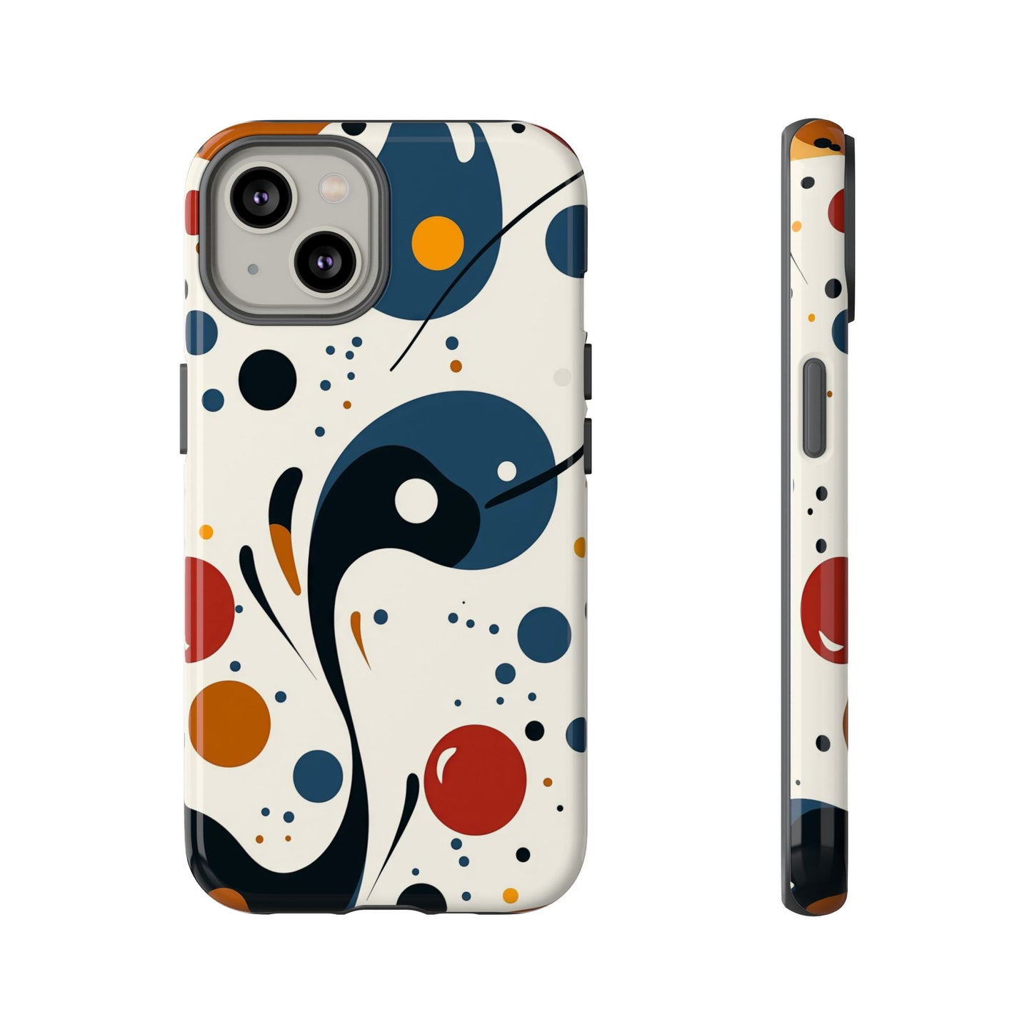 Retro Pop Dots Case – Abstract Minimal Vibes for iPhone, Google Pixel & Samsung