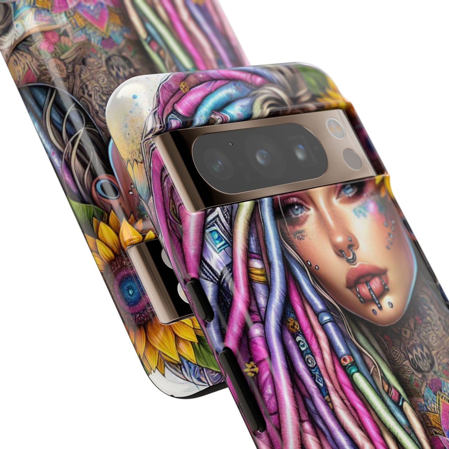 Boho Mandala Goddess – Ethereal Tattoo Art Mobile Cover