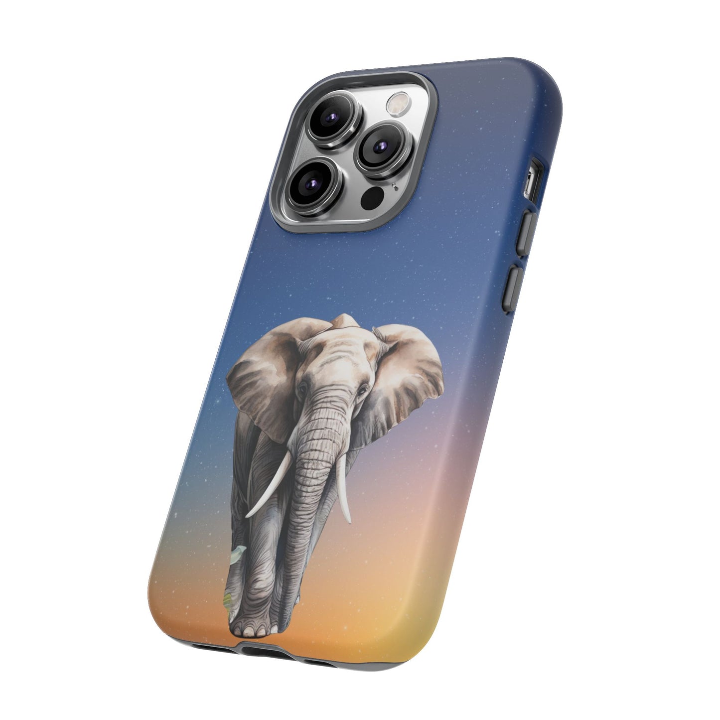 Celestial Elephant Mobile Cover – Dreamy Night Sky Aesthetic