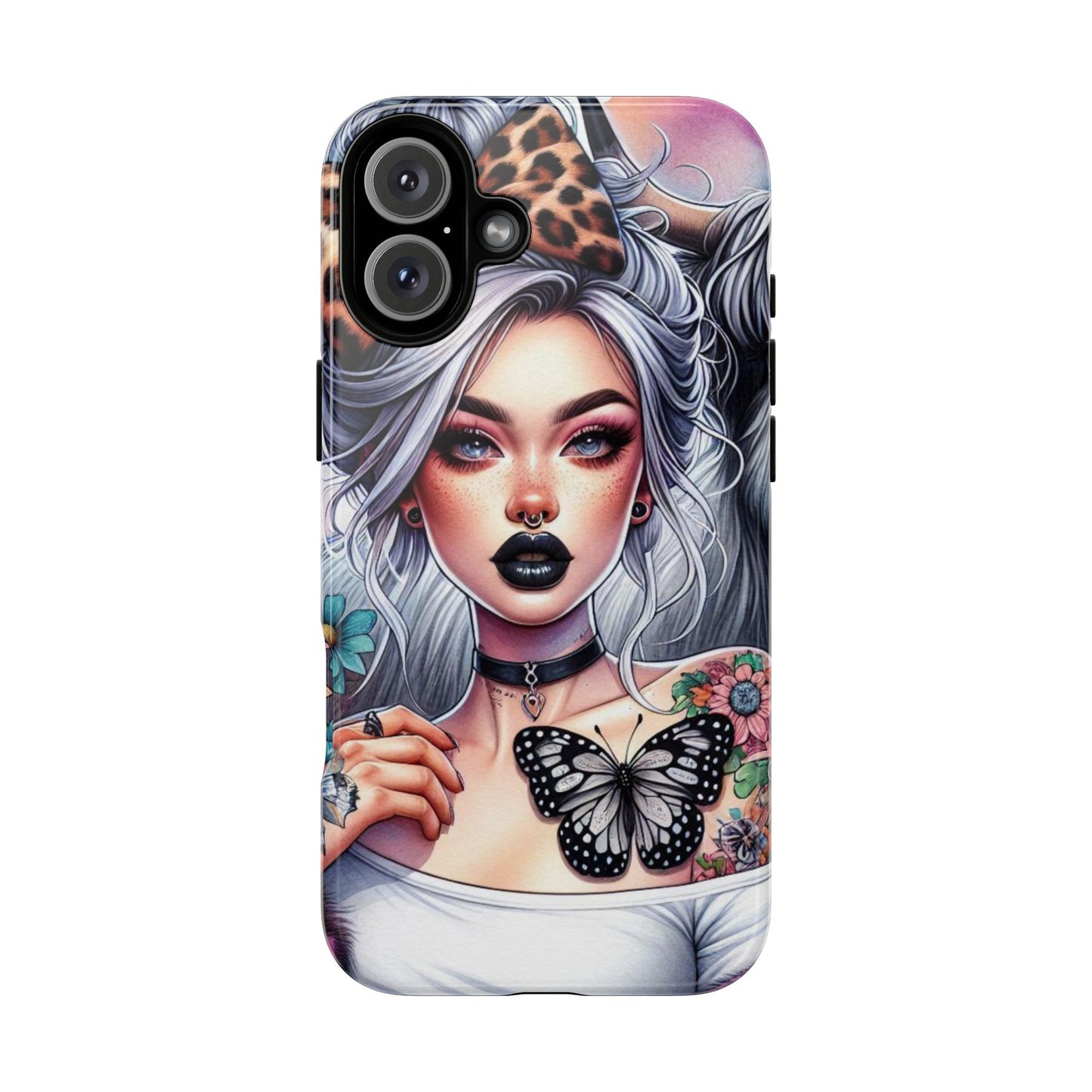Wild Spirit – Gothic Chic & Nature Fusion Mobile Cover