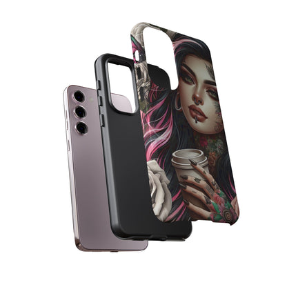 Gothic Rose Coffee Queen Mobile Case
