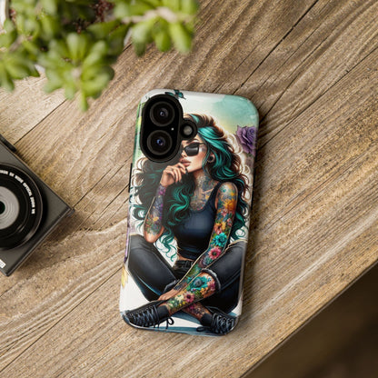 Urban Wildflower – Edgy Tattooed Beauty Mobile Cover