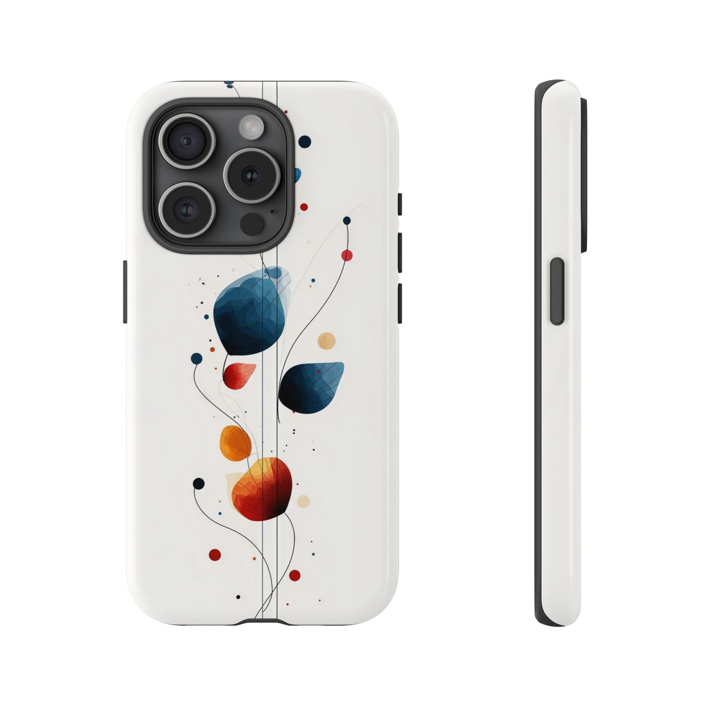 Celestial Dots Abstract Phone Case – Space-Inspired Art for iPhone, Samsung & Pixel