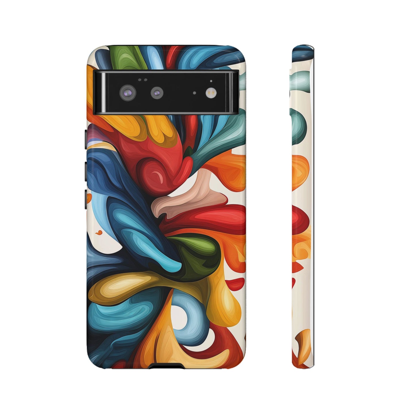 Chromatic Swirl – Abstract Expression Phone Case for iPhone, Samsung & Pixel