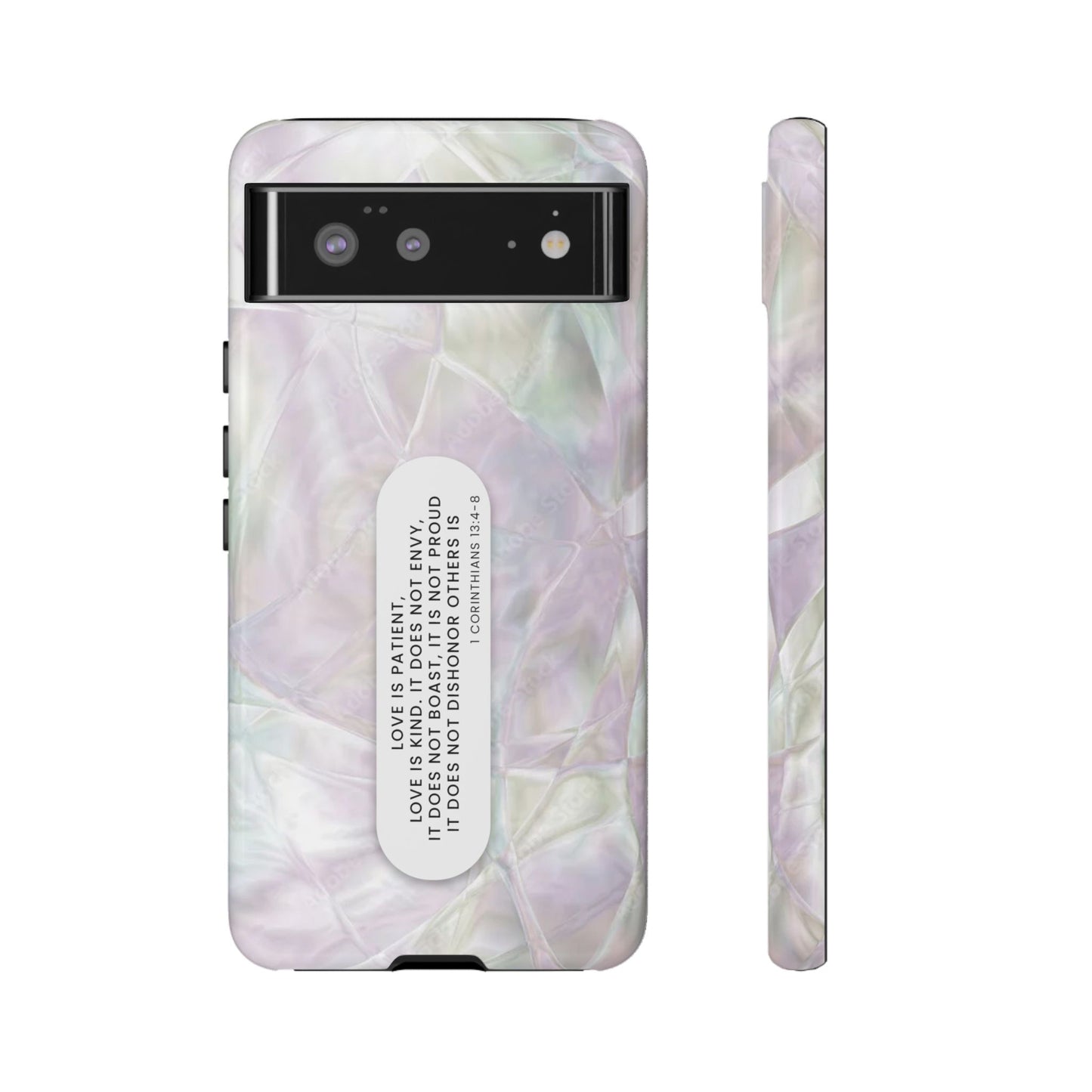 Customized Bible Verse Phone Case – Custom Christian Scripture Cover, Crystal Phone Case, Unique Gift for iPhone, Samsung  & Google Pixel – Protective & Stylish Cover"