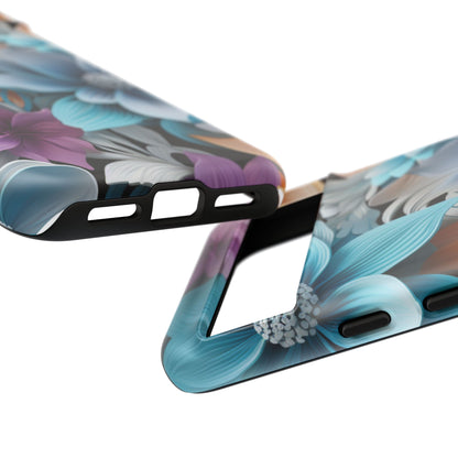 Elegant 3D Floral Bloom Mobile Case – Vivid & Artistic