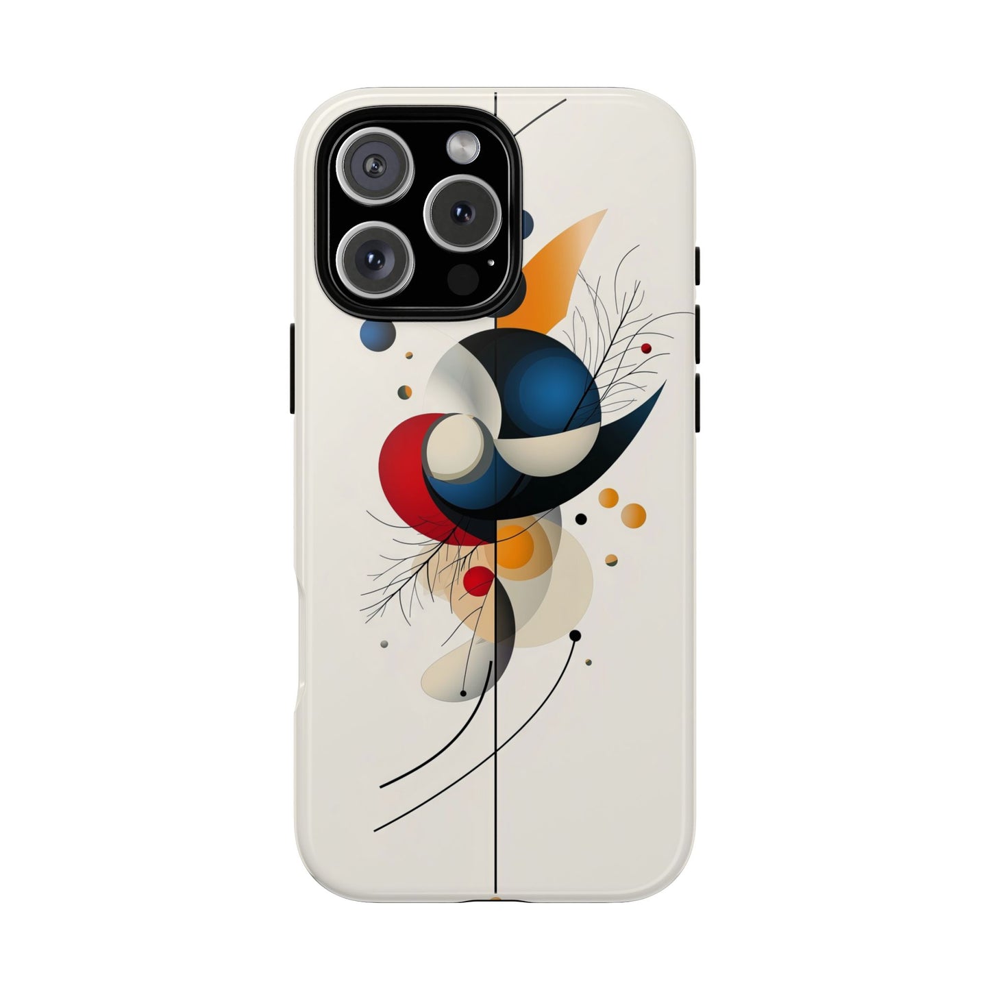 Celestial Balance – Abstract Geometric Phone Case for iPhone, Samsung & Pixel
