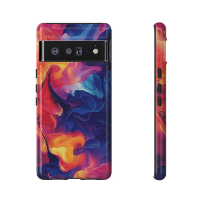 Cosmic Bloom – Abstract Vortex  Phone Case for iPhone, Samsung & Pixel