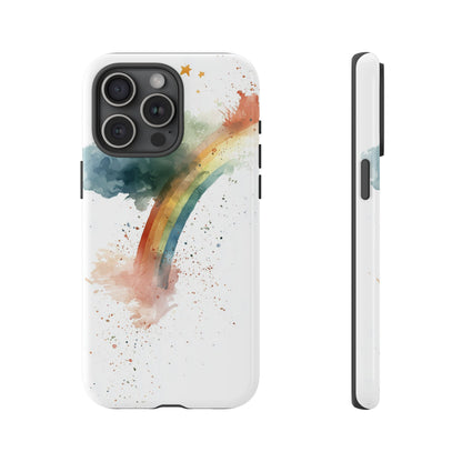 Mystic Splash Rainbow Watercolor Phone Case for iPhone, google Pixel & Samsung