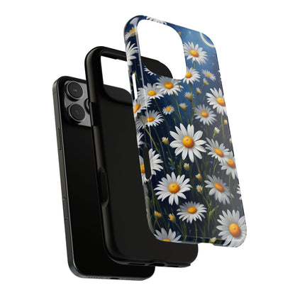 Witchy Daisy Flowers Phone Case Vintage Botanical Cover