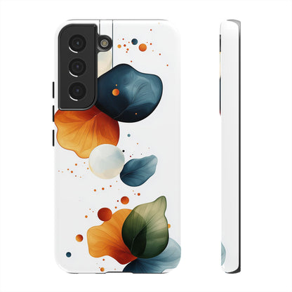 Orbital Bloom – Abstract Nature-Inspired Phone Case for iPhone, Google Pixel, Samsung