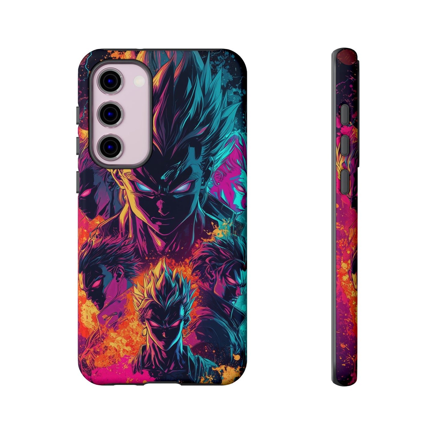 Multiverse Saiyan Rebellion | Comic-Style Anime Warriors Explosion Phone Case for iPhone, Samsung & Pixel