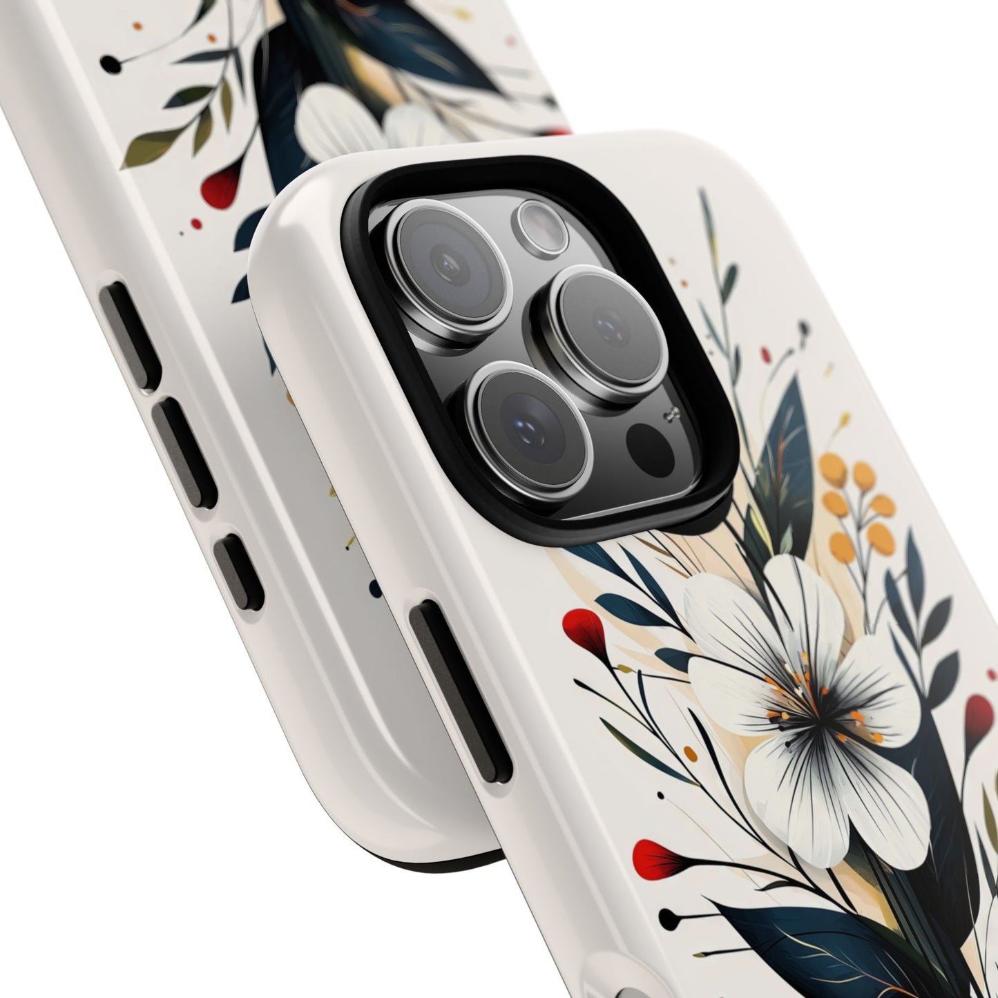 Wild Bloom – Minimal Floral Phone Case for iPhone, Pixel & Samsu