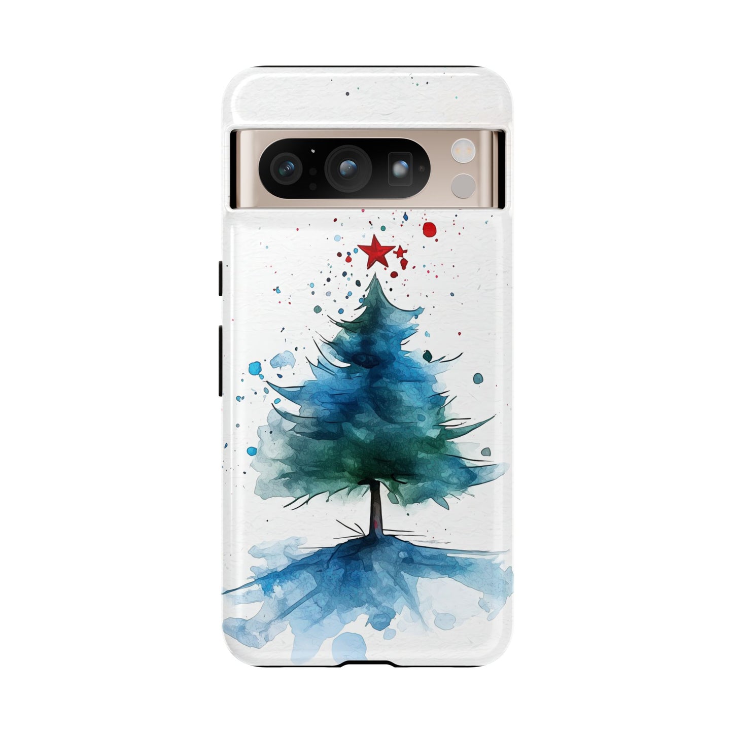 Winter Bloom – Watercolor Tree Art Case for iPhone, Pixel & Samsung
