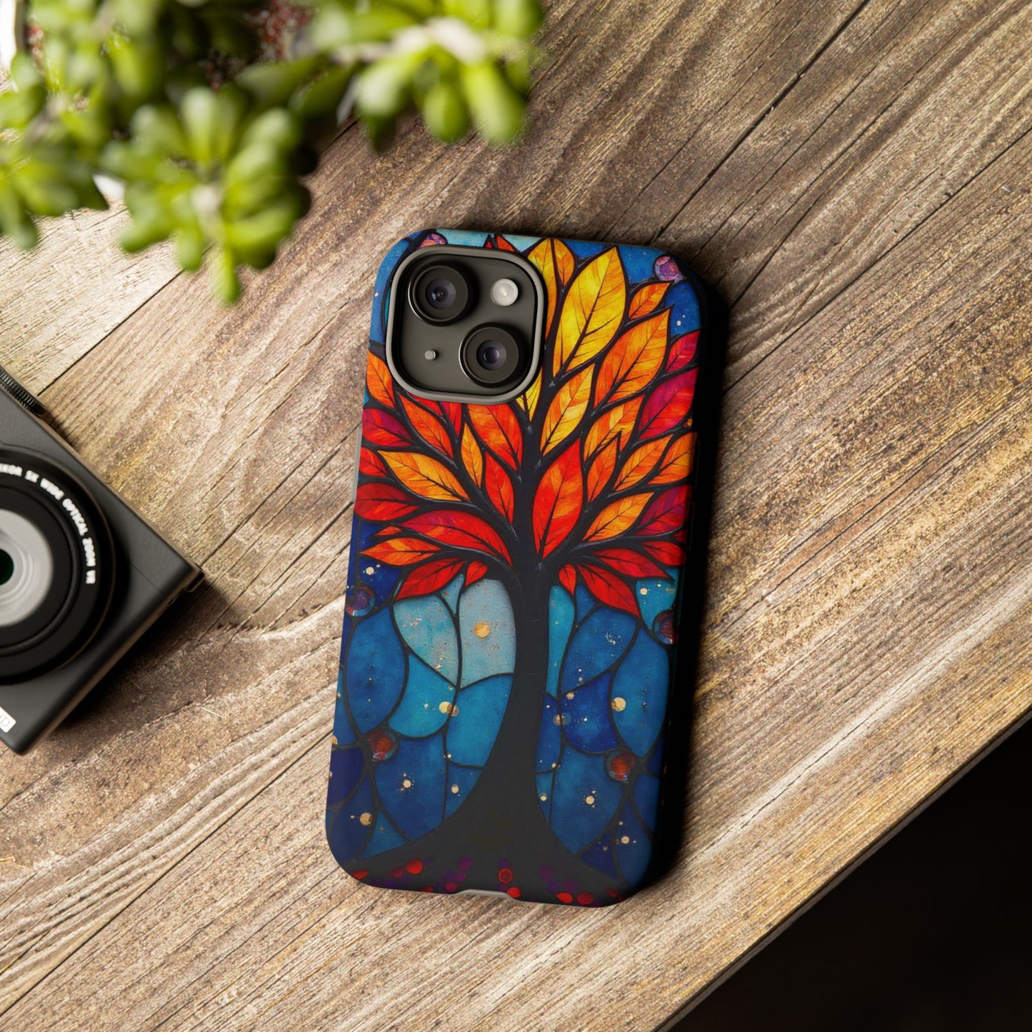 Stained Glass Tree: A Burst of Vibrant Elegance