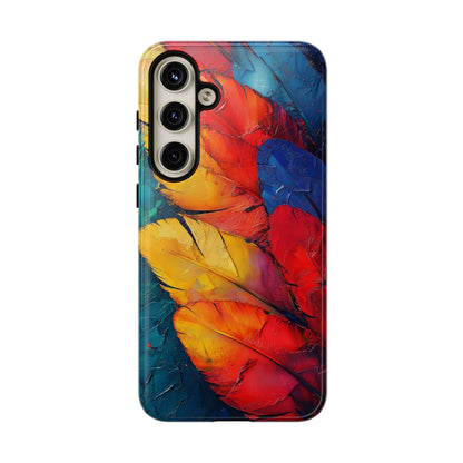Tropical Macaw Feather Phone Case for iPhone, Samsung & Google Pixel