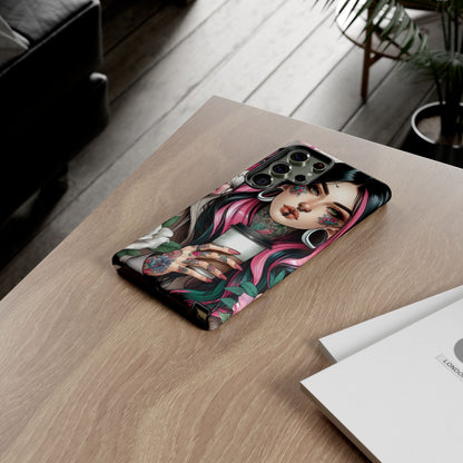 Tattooed Coffee Lover Art Mobile Case