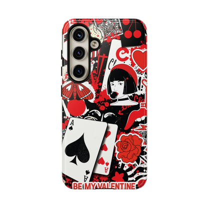 Bold Red & Black Ace Card Phone Case