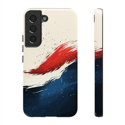 Crimson Tide – Artistic Brushstroke Abstract Case for iPhone, Google Pixel, Samsung