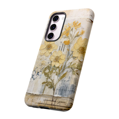 Vintage Botanical Floral Mobile Case