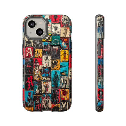 Abstract Art Phone Case – Basquiat-Inspired Phone Cover - iPhone, Samsung & Google Pixel Cover - Artistic Painting Case,  Art Lover Gift