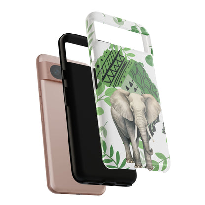 Tropical Elephant Mobile Cover – Nature-Inspired Boho Art