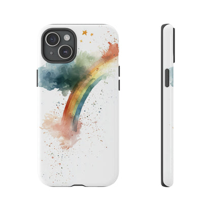 Mystic Splash Rainbow Watercolor Phone Case for iPhone, google Pixel & Samsung