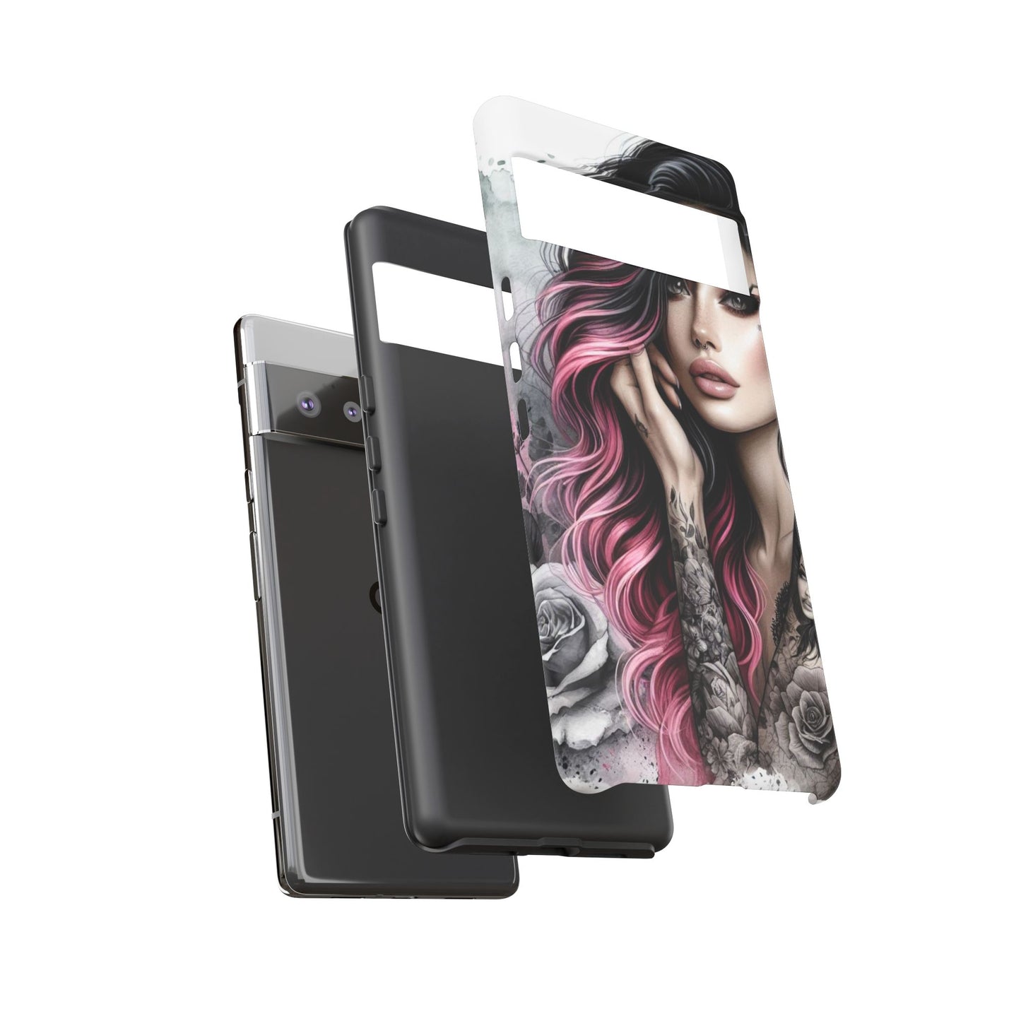 Tattooed Elegance – Gothic Art Mobile Cover