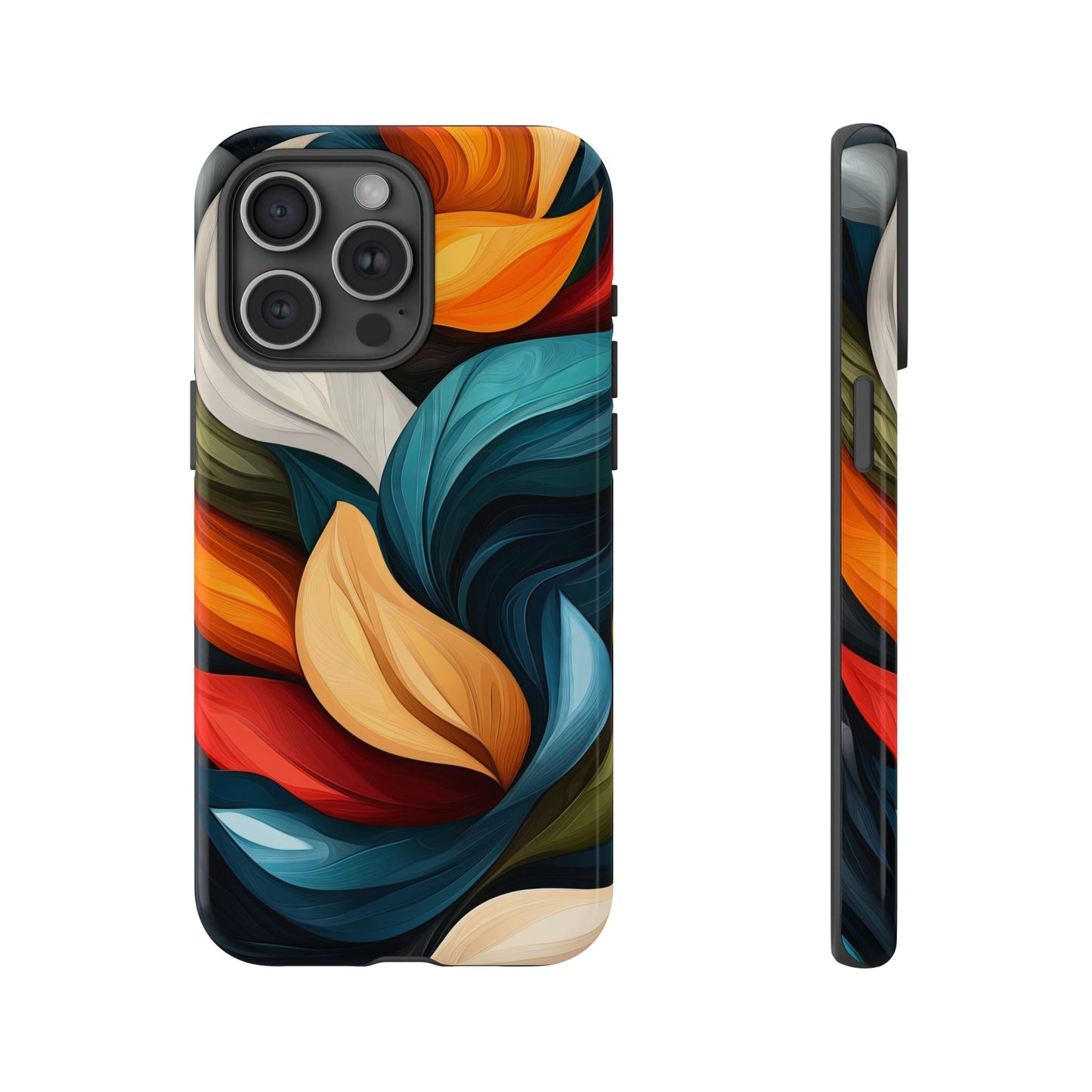 Floral Flow Abstract Phone Case – Nature-Inspired Design for iPhone, Google Pixel & Samsung