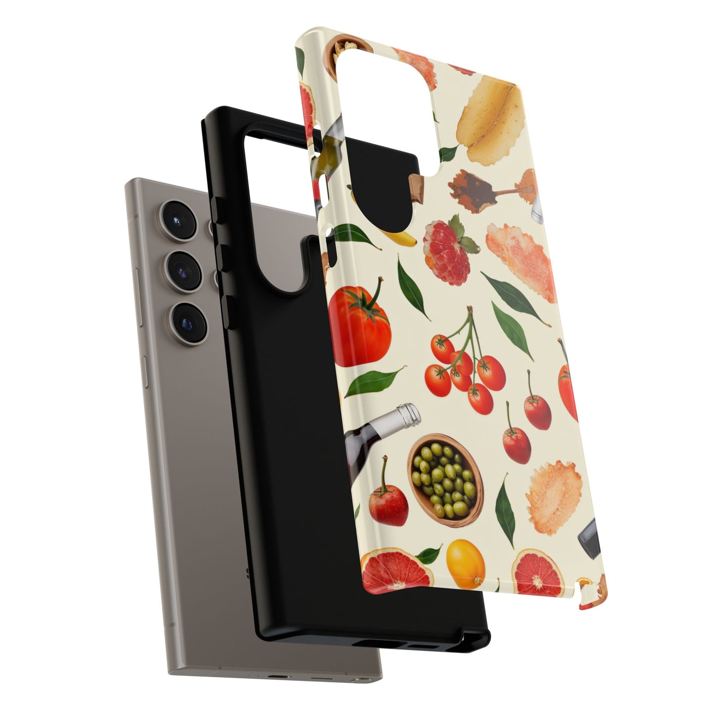 Fresh Fruits & Veggies Pattern Phone Case