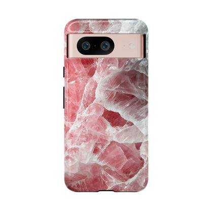 Rose Quartz Crystal Phone Case for iPhone, Samsung & Google Pixel